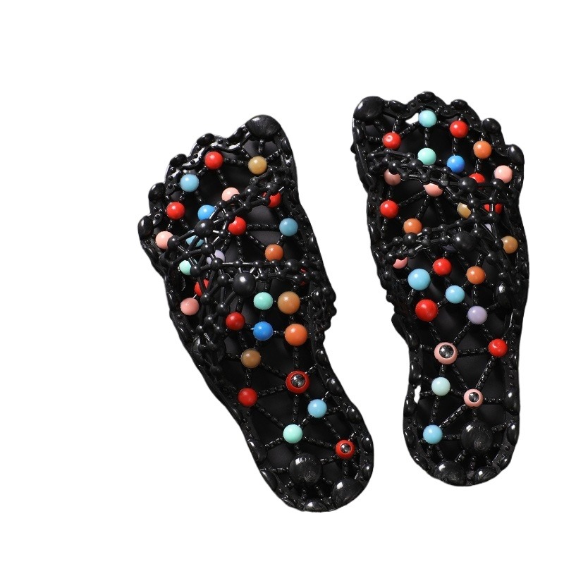Health & Wellness Stores - Slippers Zomer Voetbodem Granules Gezondheidsvoettherapie Binnenhuis
