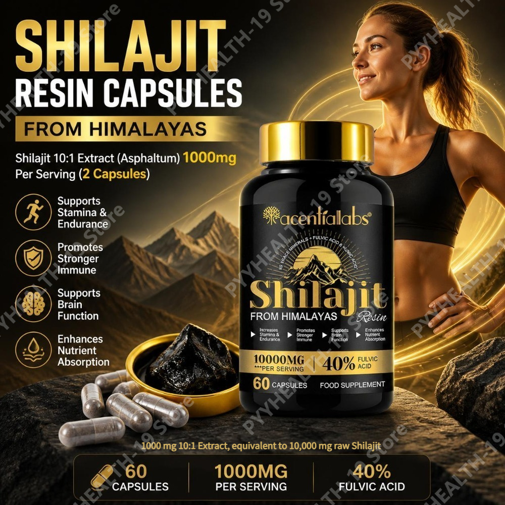 Health Wellness Vitality - Shilajit Hars Capsules met 10:1 Extract