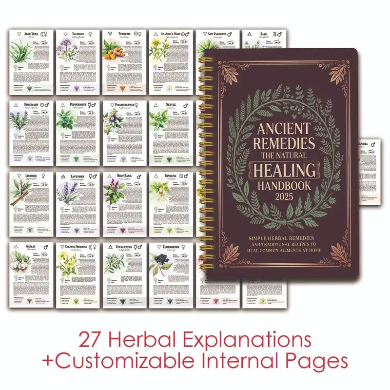 Health & Wellness Stores - Natural Remedies Handboek met oude genezen