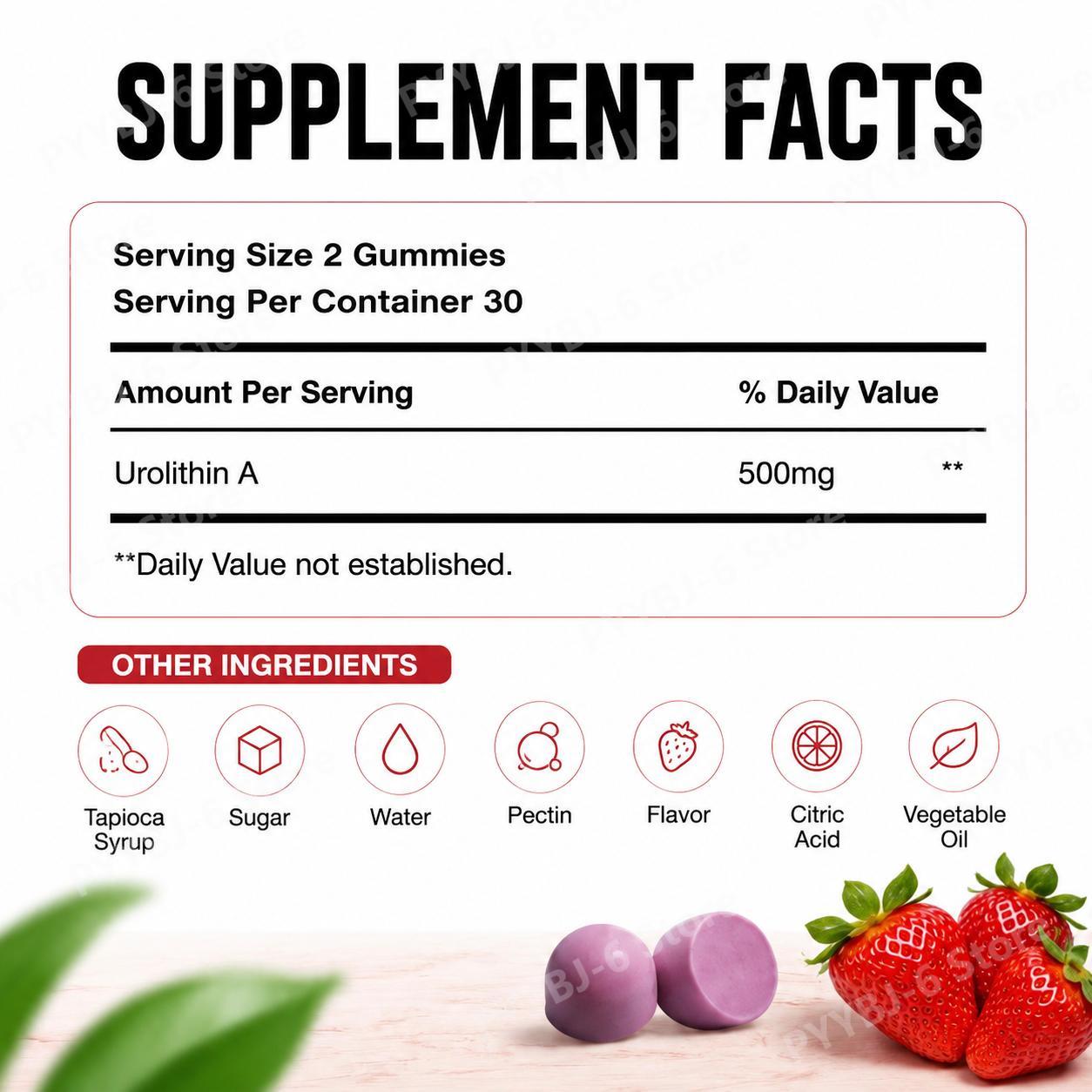 Docteat Urolithin A Gummies Sp - Health Wellness Vitality recensie en prijs