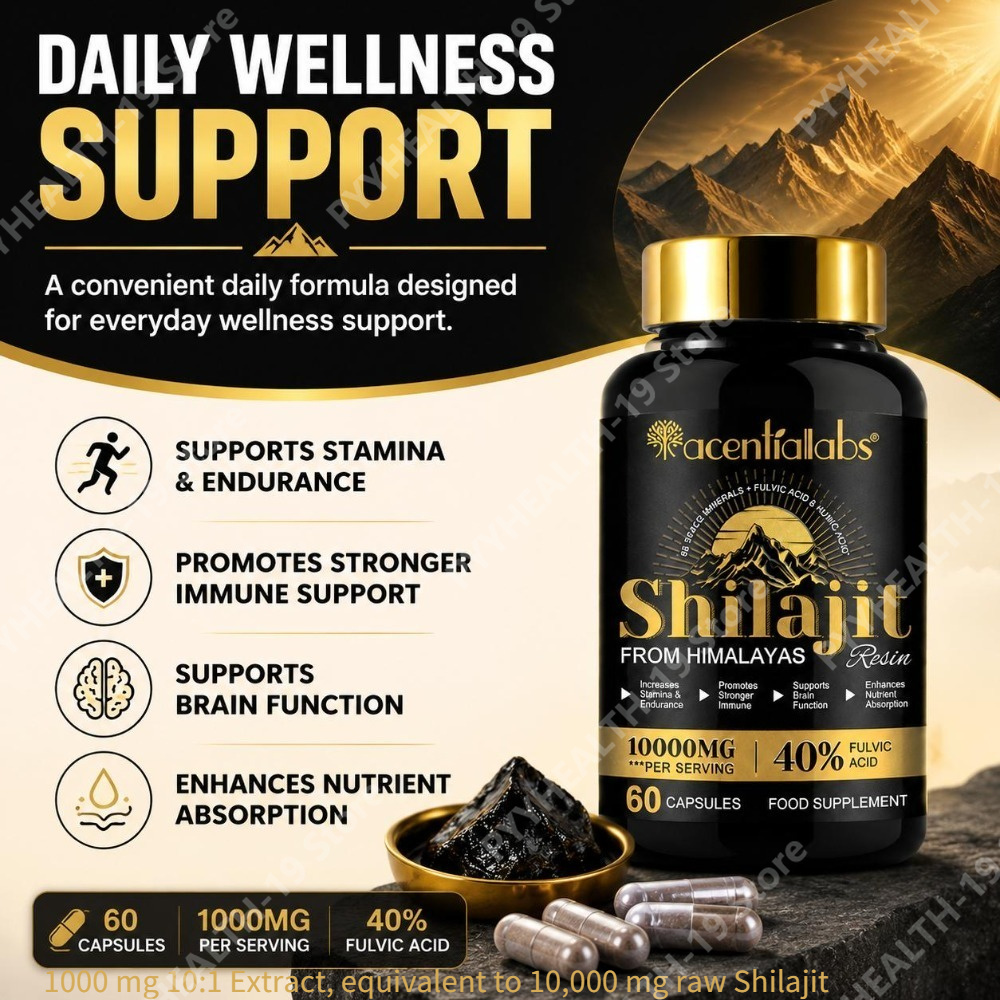 Shilajit Hars Capsules met 10: - Health Wellness Vitality recensie en prijs