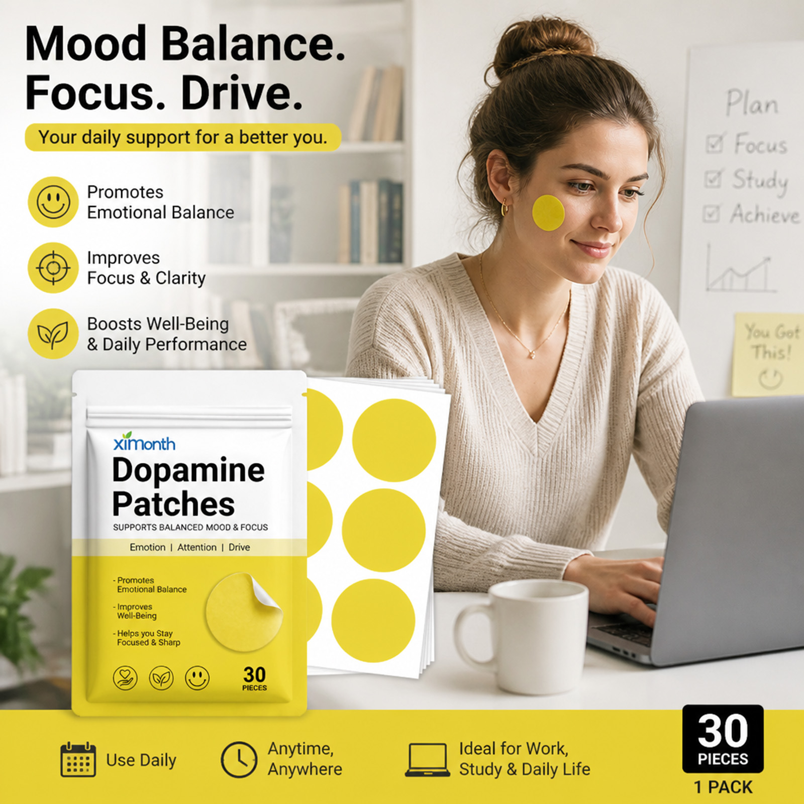 Dopamine Patches Vitaliteitsbo - Health Wellness Vitality recensie en prijs