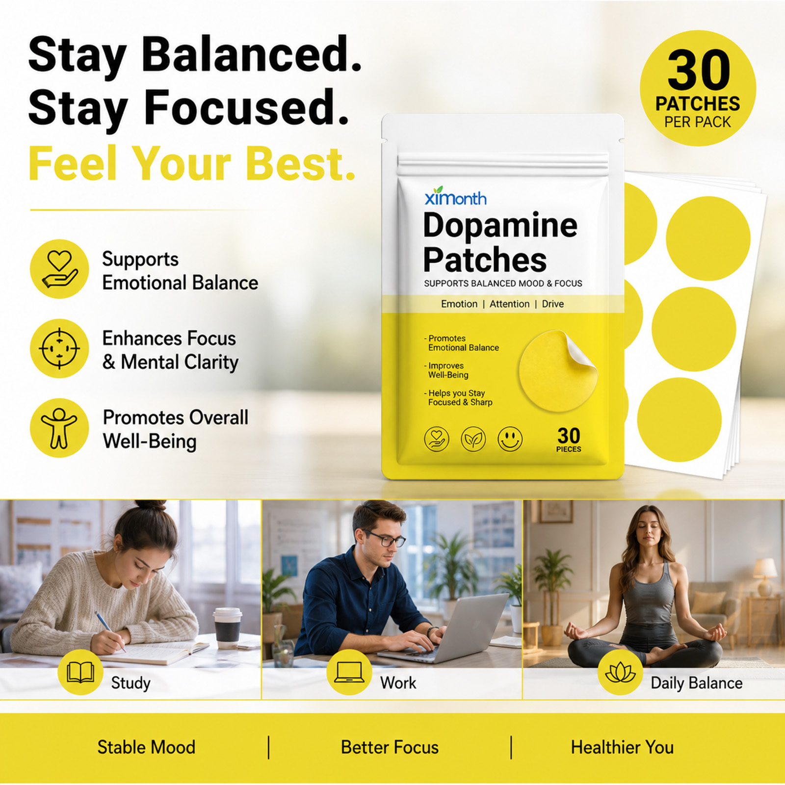 Dopamine Patches Vitaliteitsbo - Health Wellness Vitality recensie en prijs